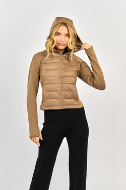 Collection of Active Hooded Puffer Jacket in a gallery layout