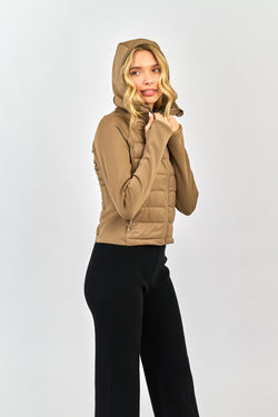 Collection of Active Hooded Puffer Jacket in a gallery layout