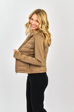 Collection of Active Hooded Puffer Jacket in a gallery layout