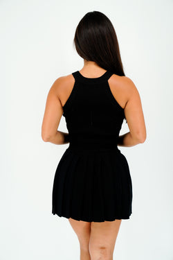 Collection of Knitted Pleated Skirt in a gallery layout