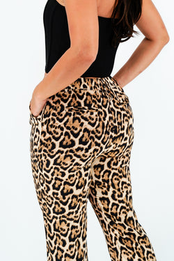 Collection of Animal Print Long Trouser Pants in a gallery layout